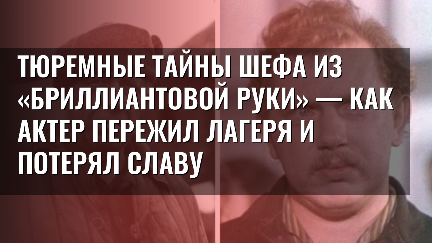 Тюремные тайны Шефа из «Бриллиантовой руки» — как актер пережил лагеря и потерял славу