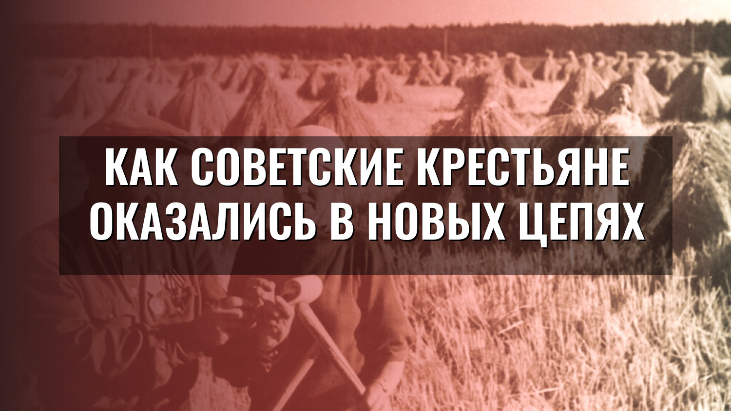 Как советские крестьяне оказались в новых цепях